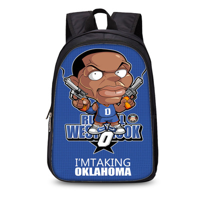 13 Inch NBA Stars Comics Backpack School Bag - Image 13
