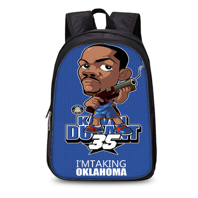 13 Inch NBA Stars Comics Backpack School Bag - Image 12