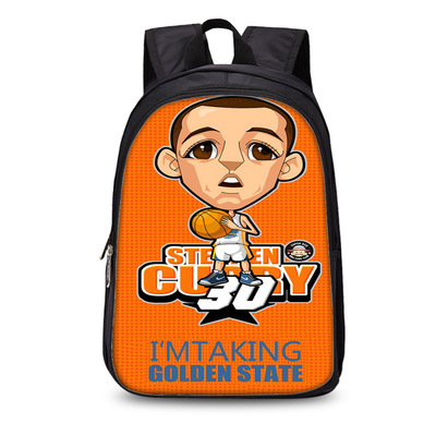 13 Inch NBA Stars Comics Backpack School Bag - Image 11