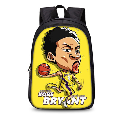 13 Inch NBA Stars Comics Backpack School Bag - Image 10