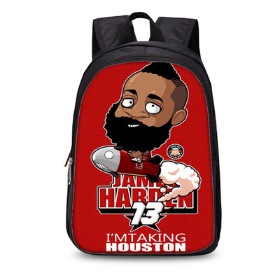 13 Inch NBA Stars Comics Backpack School Bag - Image 8