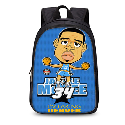 13 Inch NBA Stars Comics Backpack School Bag - Image 7