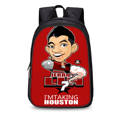 13 Inch NBA Stars Comics Backpack School Bag - Image 5