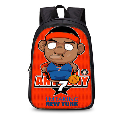 13 Inch NBA Stars Comics Backpack School Bag - Image 4