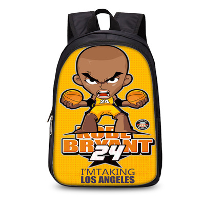 13 Inch NBA Stars Comics Backpack School Bag - Image 2