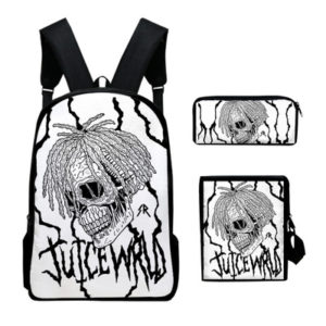 16″Juice Wrld  Backpack School Bag+Messenger Bag+Pencil Bag