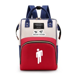 Billie Eilish Outdoor Diaper Mom Nurse Backpack Mom Travel Bag Zipper Baby Care Bag