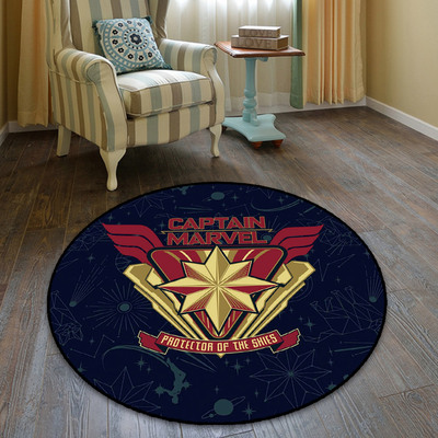 Captain Marvel Ultra Soft Indoor Modern Area Rugs Fluffy Living Room Carpets Suitable For Children Bedroom