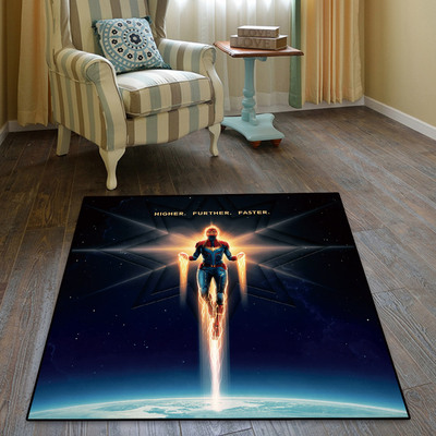 Captain Marvel Ultra Soft Indoor Modern Area Rugs Fluffy Living Room Carpets Suitable For Children Bedroom - Image 8
