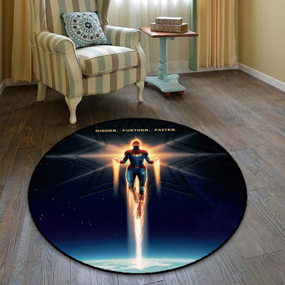 Captain Marvel Ultra Soft Indoor Modern Area Rugs Fluffy Living Room Carpets Suitable For Children Bedroom - Image 9