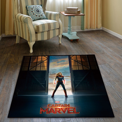 Captain Marvel Ultra Soft Indoor Modern Area Rugs Fluffy Living Room Carpets Suitable For Children Bedroom - Image 10