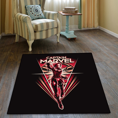 Captain Marvel Ultra Soft Indoor Modern Area Rugs Fluffy Living Room Carpets Suitable For Children Bedroom - Image 11