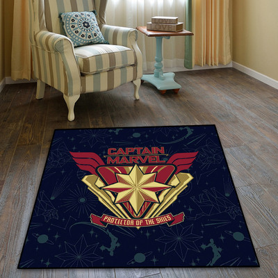 Captain Marvel Ultra Soft Indoor Modern Area Rugs Fluffy Living Room Carpets Suitable For Children Bedroom - Image 13
