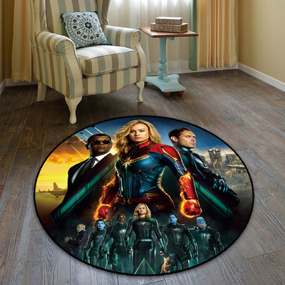 Captain Marvel Ultra Soft Indoor Modern Area Rugs Fluffy Living Room Carpets Suitable For Children Bedroom - Image 15