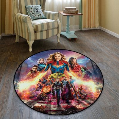 Captain Marvel Ultra Soft Indoor Modern Area Rugs Fluffy Living Room Carpets Suitable For Children Bedroom - Image 3