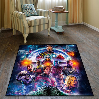 Captain Marvel Ultra Soft Indoor Modern Area Rugs Fluffy Living Room Carpets Suitable For Children Bedroom - Image 4