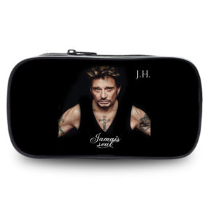 Johnny Hallyday Pen Case Large Capacity Pencil Bag Student’s