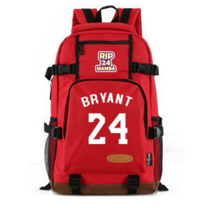 Kobe Bryant Backpack School Bag Black Red Blue