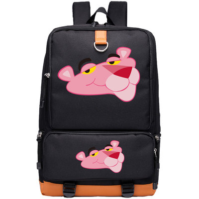 Pink Panther Canvas Backpack Shoulder School Bag - Image 10