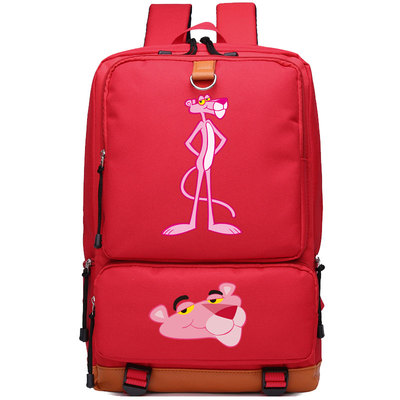 Pink Panther Canvas Backpack Shoulder School Bag - Image 12