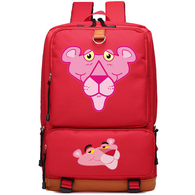 Pink Panther Canvas Backpack Shoulder School Bag - Image 14
