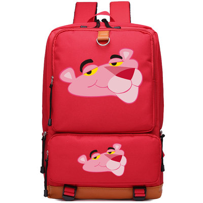 Pink Panther Canvas Backpack Shoulder School Bag - Image 15