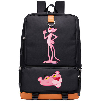 Pink Panther Canvas Backpack Shoulder School Bag - Image 8