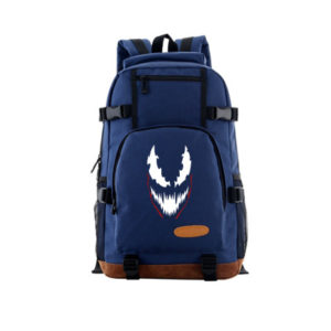 Venom Backpack School Bag Black Red Blue