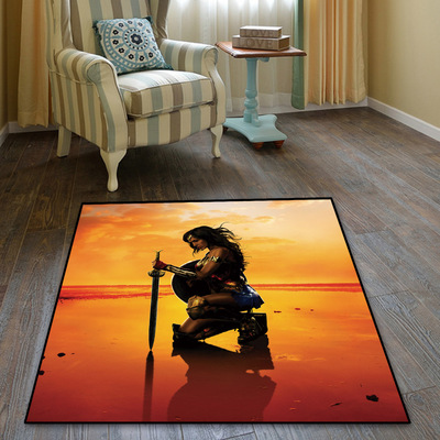 Wonder Woman Ultra Soft Indoor Modern Area Rugs Fluffy Living Room Carpets Suitable For Children Bedroom - Image 15