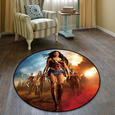 Wonder Woman Ultra Soft Indoor Modern Area Rugs Fluffy Living Room Carpets Suitable For Children Bedroom - Image 4