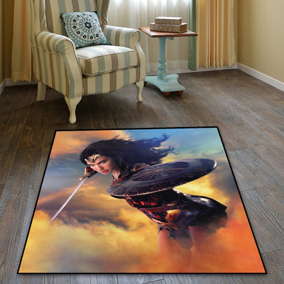 Wonder Woman Ultra Soft Indoor Modern Area Rugs Fluffy Living Room Carpets Suitable For Children Bedroom - Image 11