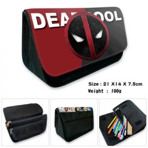 Deadpool Pencil Case Pen Bag Student’s Large Capacity