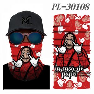 La casa de papel Face Mask Magic Turban