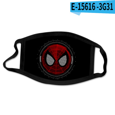 Reusable Facial Protection Cover with Spider-Man Pattern Washable Anti-Fog Dust-Proof Cotton Full Face Protection Masks - Image 30