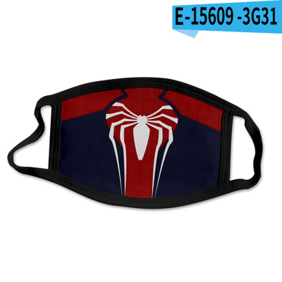 Reusable Facial Protection Cover with Spider-Man Pattern Washable Anti-Fog Dust-Proof Cotton Full Face Protection Masks - Image 7