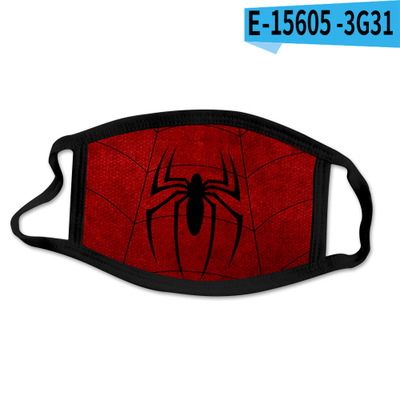 Reusable Facial Protection Cover with Spider-Man Pattern Washable Anti-Fog Dust-Proof Cotton Full Face Protection Masks - Image 11