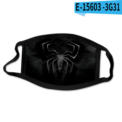 Reusable Facial Protection Cover with Spider-Man Pattern Washable Anti-Fog Dust-Proof Cotton Full Face Protection Masks - Image 13