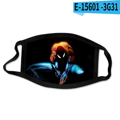 Reusable Facial Protection Cover with Spider-Man Pattern Washable Anti-Fog Dust-Proof Cotton Full Face Protection Masks - Image 15