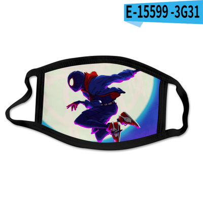 Reusable Facial Protection Cover with Spider-Man Pattern Washable Anti-Fog Dust-Proof Cotton Full Face Protection Masks - Image 17