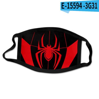 Reusable Facial Protection Cover with Spider-Man Pattern Washable Anti-Fog Dust-Proof Cotton Full Face Protection Masks - Image 21