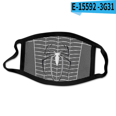 Reusable Facial Protection Cover with Spider-Man Pattern Washable Anti-Fog Dust-Proof Cotton Full Face Protection Masks - Image 23