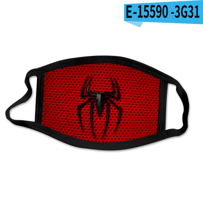 Reusable Facial Protection Cover with Spider-Man Pattern Washable Anti-Fog Dust-Proof Cotton Full Face Protection Masks - Image 25