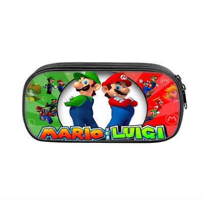 Super Mario Cosmetic Bags Boys Girls Children Large Pencil Case Purse Storage Bags Women Men Multifunction Makeup Bag - Image 5