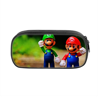 Super Mario Cosmetic Bags Boys Girls Children Large Pencil Case Purse Storage Bags Women Men Multifunction Makeup Bag - Image 26