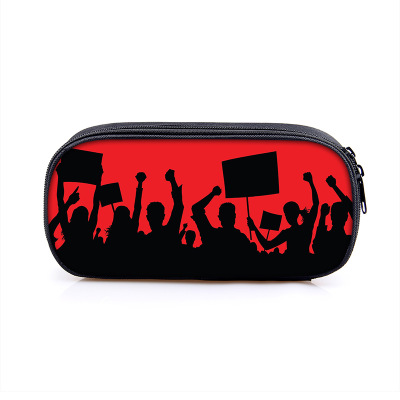 No to Racism Pen Case Student’s Large Capacity Pencil Bag - Image 5