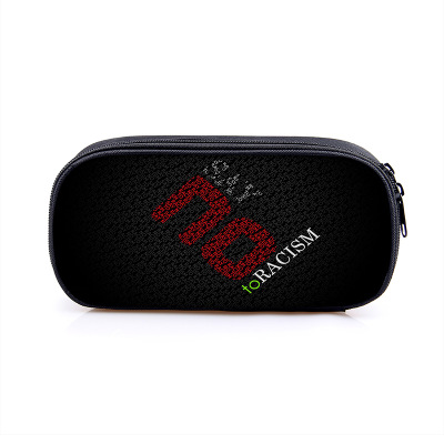 No to Racism Pen Case Student’s Large Capacity Pencil Bag - Image 7