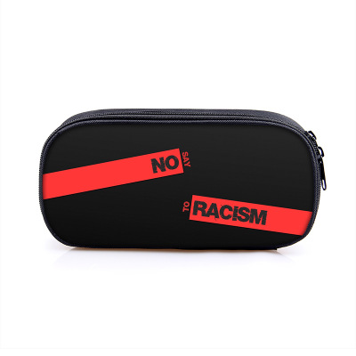 No to Racism Pen Case Student’s Large Capacity Pencil Bag - Image 10