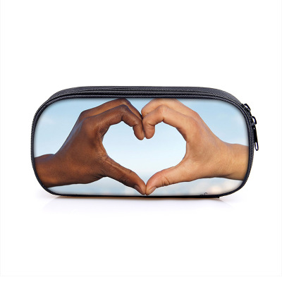 No to Racism Pen Case Student’s Large Capacity Pencil Bag - Image 13