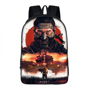 16‘’Ghost of Tsushima Backpack School Bag