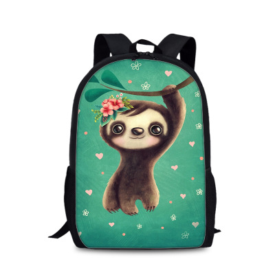 sloth school backpack